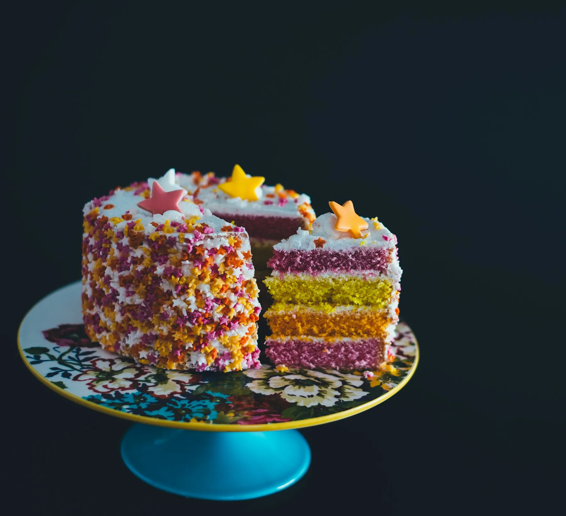 Rainbow Sprinkle custom cake